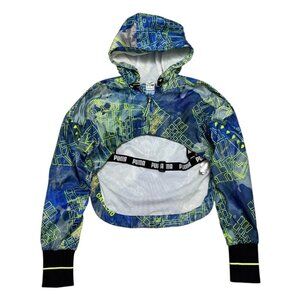 PUMA x CENTRAL SAINT MARTINS Day Zero Crop Running Workout Jacket Womens Small